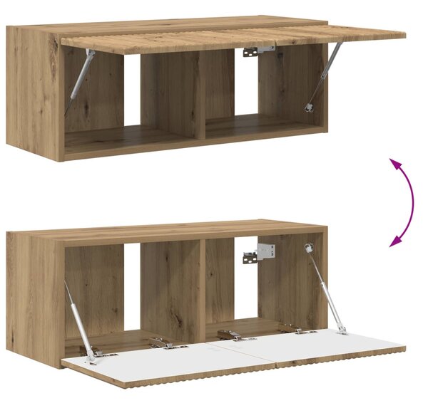 TV falit kabinet szett 4 pcs Artisan tölgy Faanyag