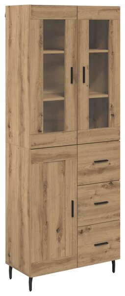 Magasfiú 2 pcs Artisan tölgy 69,5 x 34 x 180 cm Faanyag