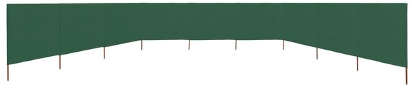 Zöld 9 paneles szövet szélfogó 1200 x 120 cm