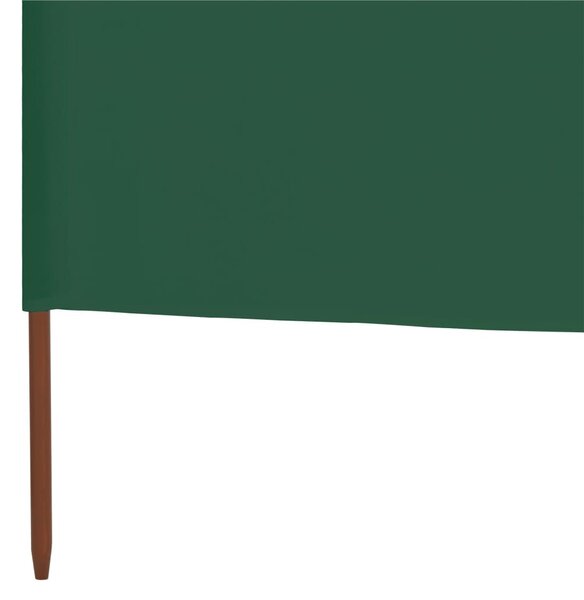 Zöld 5-paneles szövet szélfogó 600 x 160 cm