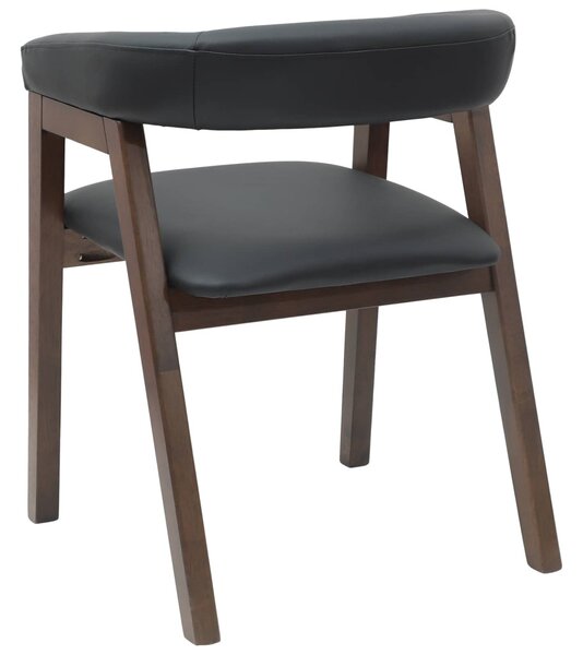 Étkező Székek 2 pcs Világos Barna 54 x 57 x 73 cm Tömör Gumi Fa