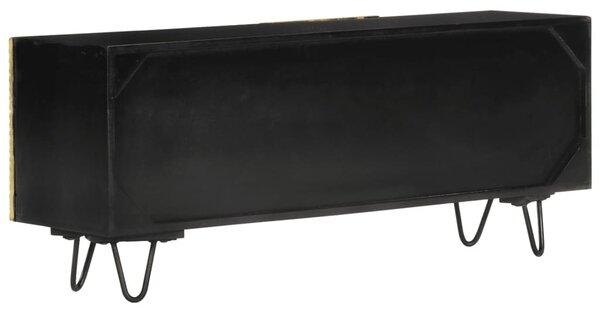Tömör mangófa TV-szekrény 110 x 30 x 45 cm