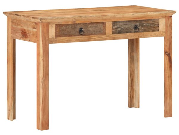Tömör újrahasznosított fa asztal 110 x 50 x 75 cm