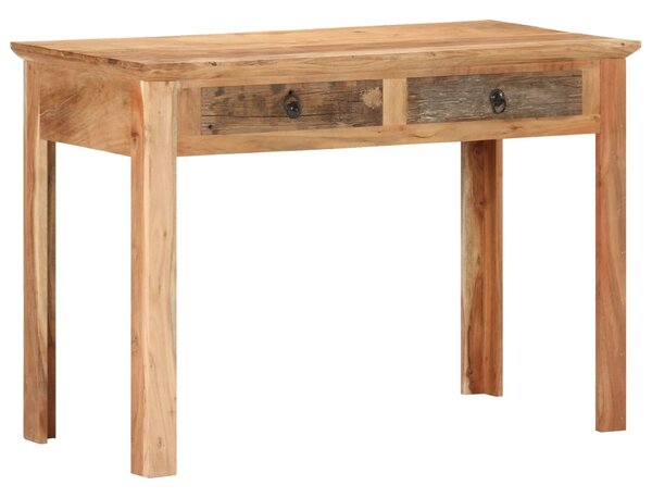 Tömör újrahasznosított fa asztal 110 x 50 x 75 cm