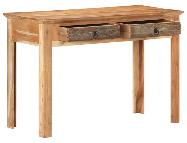 Tömör újrahasznosított fa asztal 110 x 50 x 75 cm