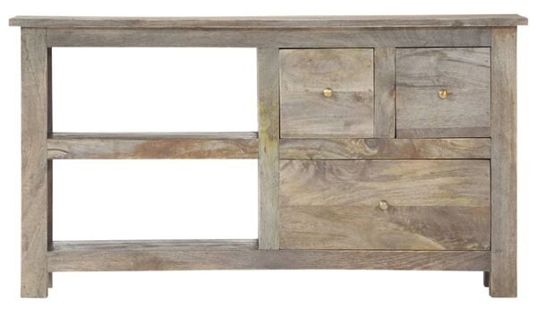 Tömör mangófa TV-szekrény 100 x 30 x 55 cm