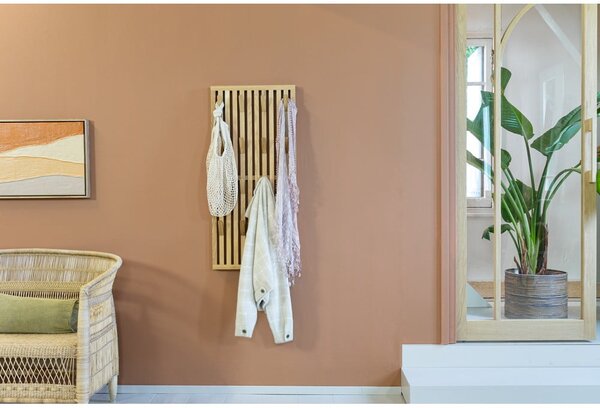 Natúr színű tölgyfa fogas panel 46x100x8 cm Parco – Spinder Design