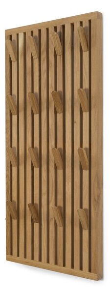 Natúr színű tölgyfa fogas panel 46x100x8 cm Parco – Spinder Design