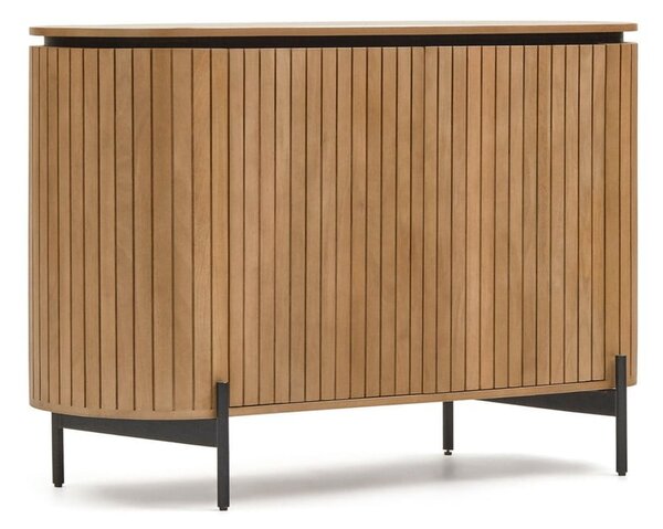 Natúr színű mangófa alacsony komód 120x80 cm Licia – Kave Home