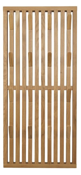 Natúr színű tölgyfa fogas panel 46x100x8 cm Parco – Spinder Design