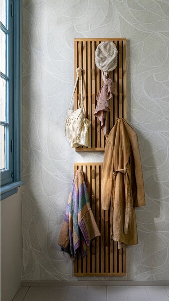 Natúr színű tölgyfa fogas panel 46x100x8 cm Parco – Spinder Design