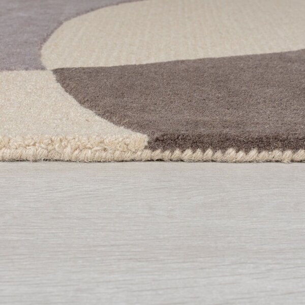 Okkersárga gyapjú szőnyeg 170x120 cm Glow - Flair Rugs