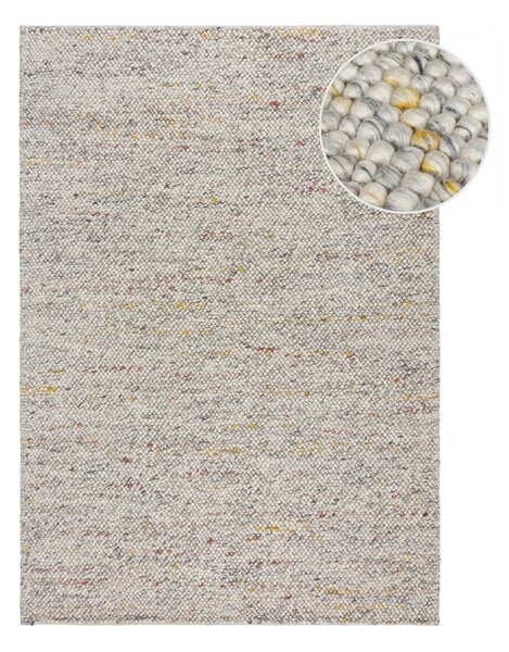 Krémszínű kézi szövésű gyapjúkeverék szőnyeg 120x170 cm Minerals – Flair Rugs