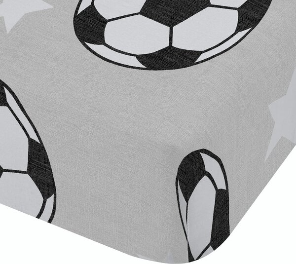 Egyszemélyes flanel gyerek lepedő 90x190 cm Football Stars – Catherine Lansfield