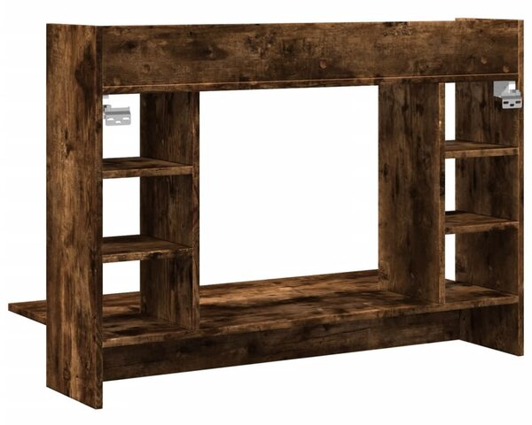 Füstös tölgy színű szerelt fa fali íróasztal 105 x 48 x 75 cm