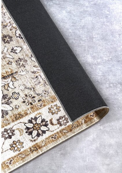 Bézs szőnyeg 80x150 cm Saveh Cream Gold – Elle Decoration