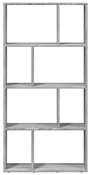 Szürke sonoma színű szerelt fa könyvespolc 60 x 20 x 120,5 cm