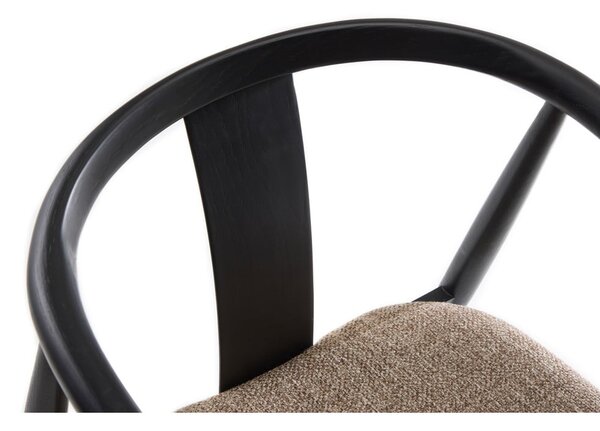 Fekete-bézs étkezőszék Relate – Unique Furniture