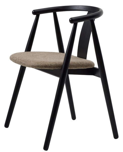 Fekete-bézs étkezőszék Relate – Unique Furniture