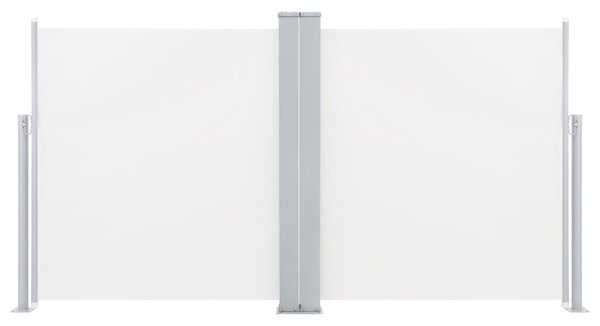VidaXL krémszínű behúzható oldalsó napellenző 100 x 600 cm