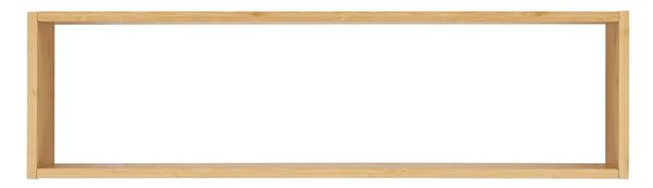 Natúr színű többszintes bambusz fali polc 70 cm Ember – House Nordic