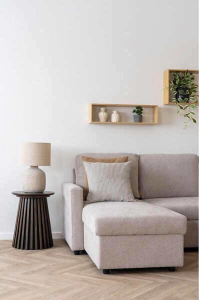 Natúr színű többszintes bambusz fali polc 70 cm Ember – House Nordic