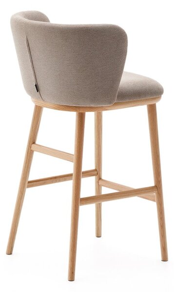 Világosbarna bárszék (ülésmagasság 65 cm) Ciselia – Kave Home