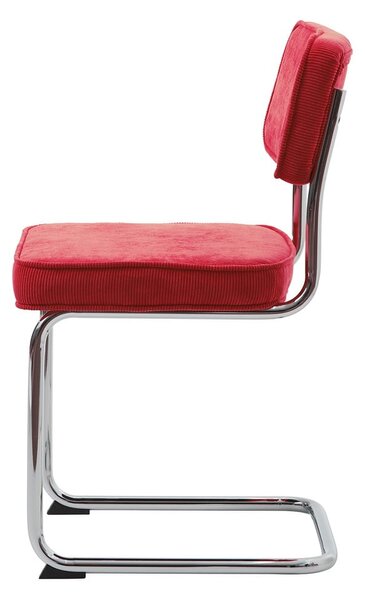 Piros kordbársony étkezőszék Rupert – Unique Furniture
