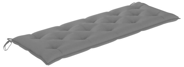 Tömör tíkfa rakásolható kerti pad párnával 159 cm
