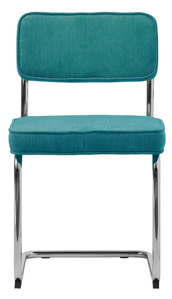 Türkiz kordbársony étkezőszék Rupert – Unique Furniture