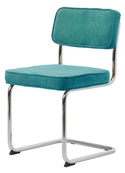 Türkiz kordbársony étkezőszék Rupert – Unique Furniture