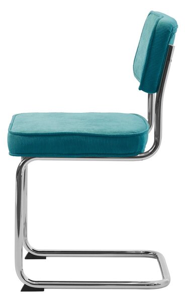 Türkiz kordbársony étkezőszék Rupert – Unique Furniture
