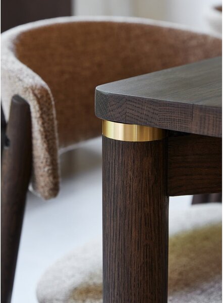 Barna bővíthető étkezőasztal 95x180 cm Arun – Unique Furniture