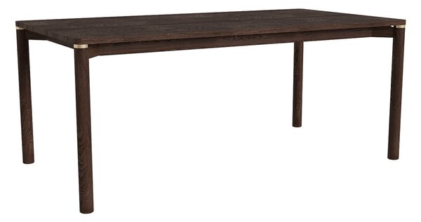 Barna bővíthető étkezőasztal 95x180 cm Arun – Unique Furniture