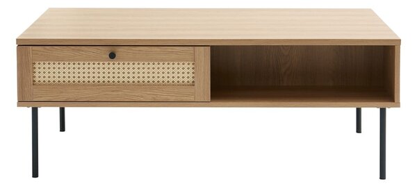 Natúr színű dohányzóasztal 60x110 cm Pensacola – Unique Furniture
