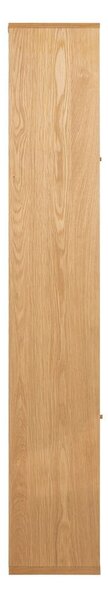 Natúr színű könyvespolc tölgyfa dekorral 90x180 cm Rangoon – Actona