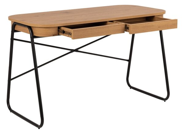 Íróasztal tölgyfa dekoros asztallappal 60x120 cm Blueton – Actona