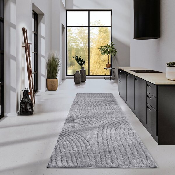 Szürke futószőnyeg 80x240 cm Pigment Light Grey – Elle Decoration