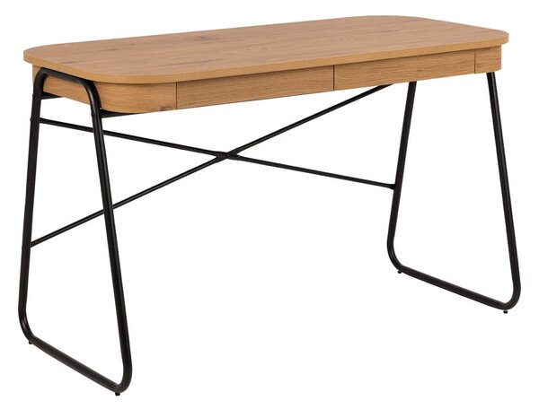 Íróasztal tölgyfa dekoros asztallappal 60x120 cm Blueton – Actona