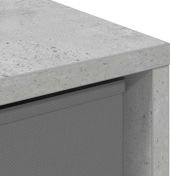 Széf fiókkal Beton Szürke 30,5 x 27 x 84,5 cm