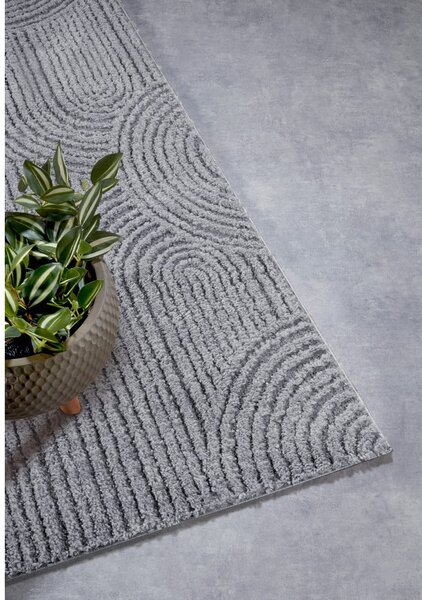 Szürke futószőnyeg 80x240 cm Chappe Light Grey – Elle Decoration
