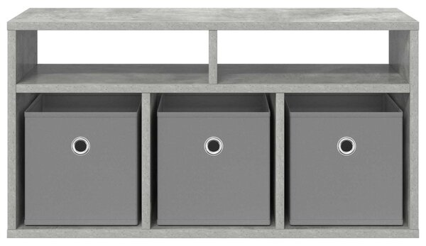 Alacsony szekrény fiókkal Beton Szürke 72 x 22,5 x 38 cm