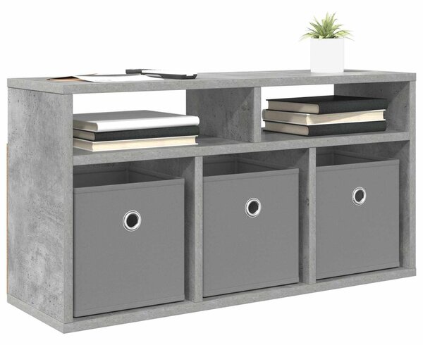 Alacsony szekrény fiókkal Beton Szürke 72 x 22,5 x 38 cm