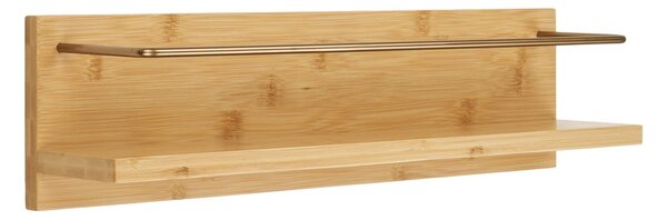 Natúr színű bambusz fali polc 45 cm Ember – House Nordic