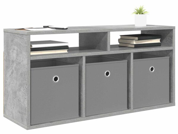 Alacsony szekrény fiókkal Beton Szürke 87 x 27,5 x 43 cm