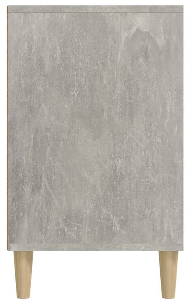 Betonszürke szerelt fa cipőszekrény 102x36x60 cm