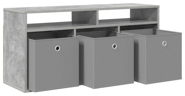 Alacsony szekrény fiókkal Beton Szürke 102 x 32 x 48,5 cm