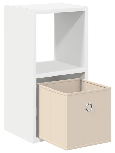 Éjjeli asztal 2 db Fehér 25,5 x 22 x 49,5 cm Szerelt Fa