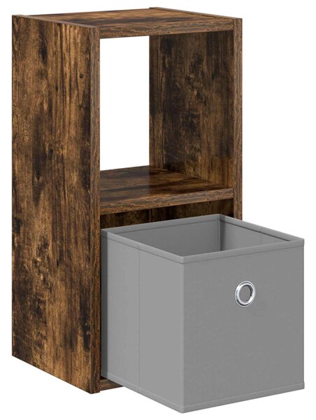Éjjeli asztal 2 db Füstölt tölgy 25,5 x 22 x 49,5 cm Szerelt Fa