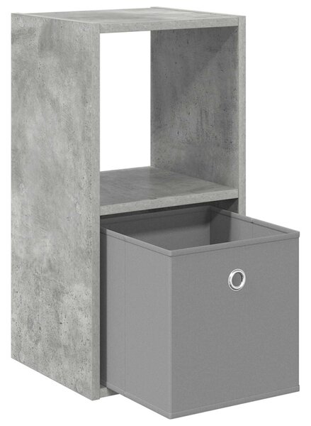 Éjjeli asztal 2 db Beton Szürke 30,5 x 27 x 59,5 cm Szerelt Fa